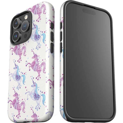 Purple Unicorns by Cat Coq iPhone 16 Pro Impact Case